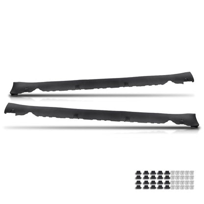 Solid Spare Fit For 2017-2022 Tesla Model 3 Door Side Skirt Molding Rocker Lower Cover PAIR