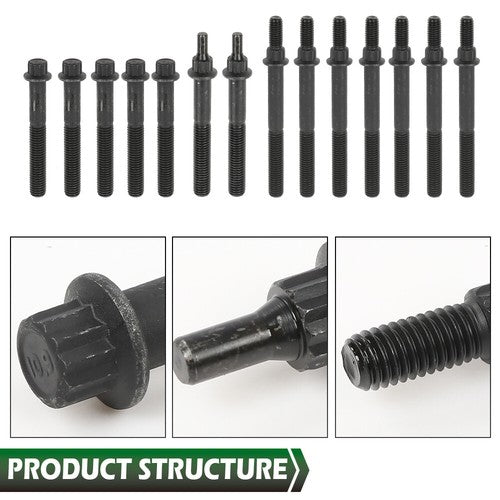 Solid Spare Fit For 99-03 Jeep Grand Cherokee Wrangler TJ 4.0L Head Gasket Set Head Bolts