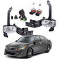 For 2008-2010 2011 Honda Accord Sedan Coupe Front Bumper Fog Lights Lamps Pair