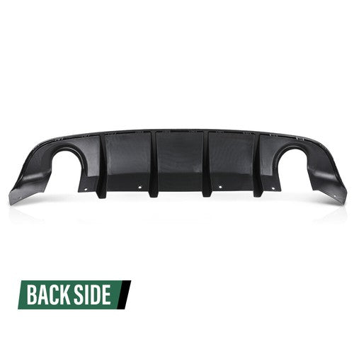 Solid Spare For 15-23 Dodge Charger SRT Factory Style Rear Diffuser Bumper Lip Lower Valance