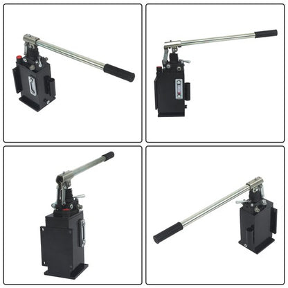 Solid Spare 2.7 Cid 5 Quart Single Acting Hydraulic Piston Hand Pump With Release Knob