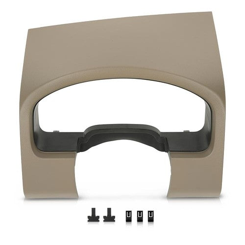 Solid Spare Fit For 04-08 Ford F-150 Instrument Cluster Speedometer Dash Bezel Trim Beige