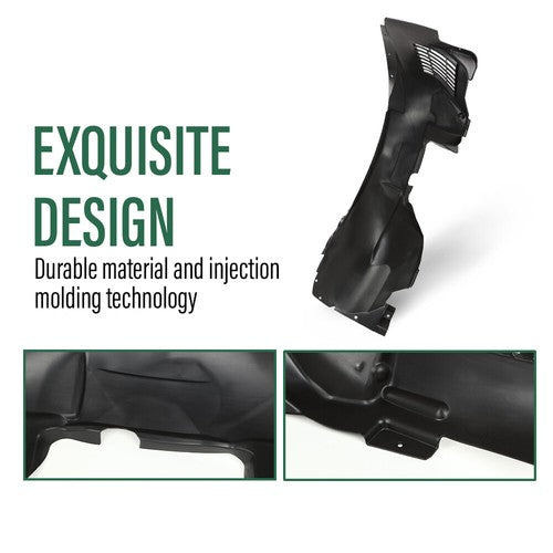 Solid Spare Fit For 2012-15 Jaguar XF XFR XFR-S Front Right Side Fender Liner Splash Shield