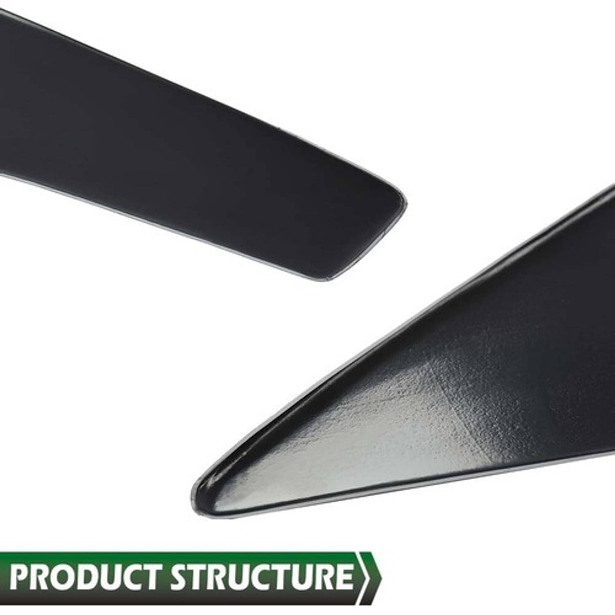Solid Spare 2pcs Door Panel Insert Textured Black Fit For 2010-2014 Ford Mustang Replacement