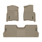 Solid Spare TPE Floor Mats Liners Fit For 2009-2014 Ford F-150 SuperCrew Cab All Weather