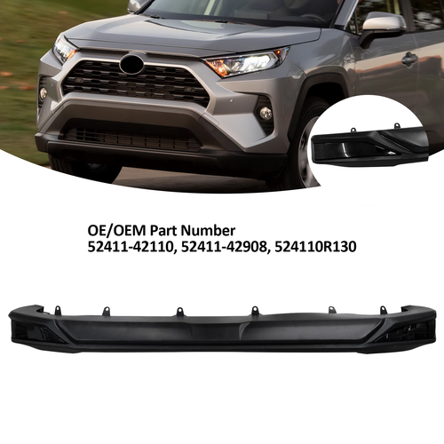 Fit 2019 2020-2024 Toyota Rav4 LE XLE Front Lower Bumper Cover JDM Style Lip