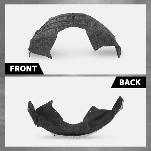 Solid Spare Rear Fender Liner Splash Shield Left Fit For 12-18 Ford Focus CP9Z-58278B51-A