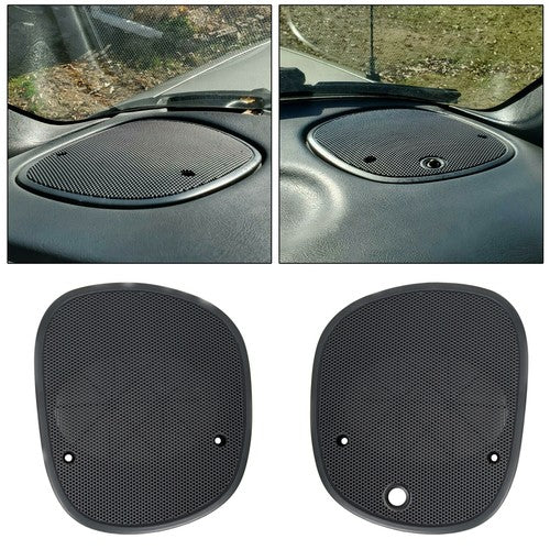 Solid Spare 2PC For 98-05 Chevrolet S-10 Blazer Left & Right Upper Dash Speaker Cover Grille