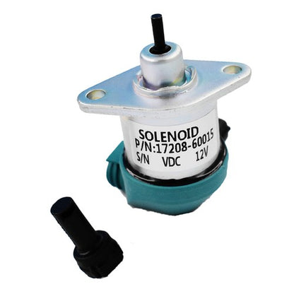 Solid Spare 17208-60010 For Kubota D905/D1005/D1105/V1205/V1305/V1505 Fuel Shut Off Solenoid