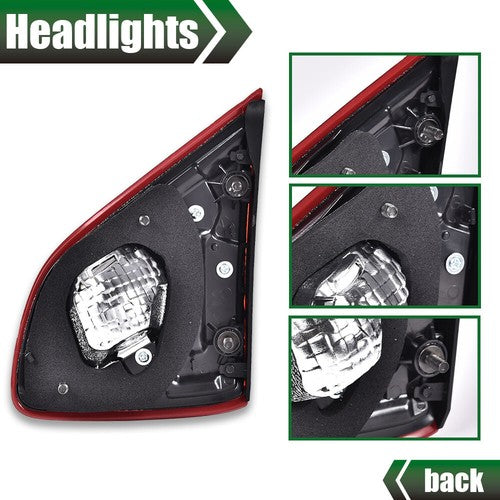 Solid Spare Fit For 16-18 Nissan Altima Rear Left Side Inside Tail Light Brake Lamp