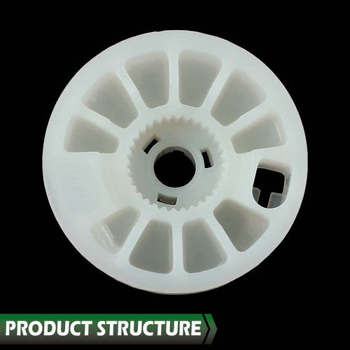 Solid Spare Fit For 2016-2020 Kia Optima Rear Left Door Window Regulator Drum Gear Spool