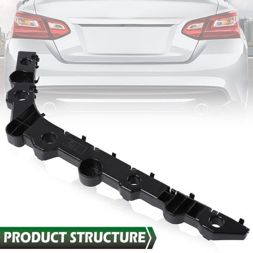 Solid Spare Fit For 16-18 Nissan Altima Rear Bumper Bracket Right Passenger Side Black