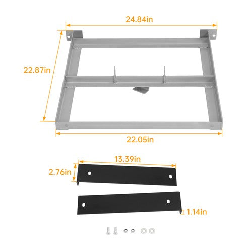Solid Spare 36V Golf Cart Battery Tray For Ezgo Txt/ Medalist Models 1994-2013 Steel