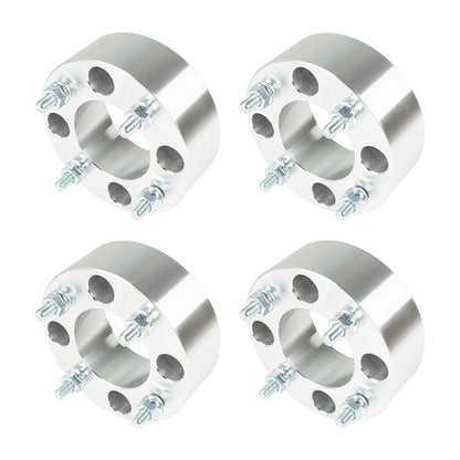 Solid Spare Wheel Spacers For Honda 4x110 2" 74mm Hub Bore M10x1.25 Studs 4Pcs Silver