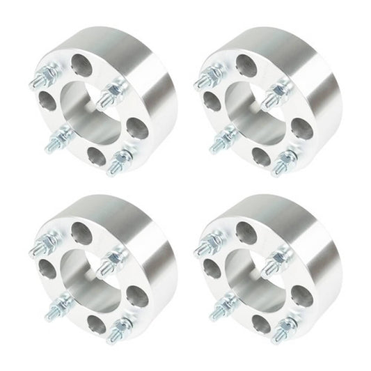 Solid Spare Wheel Spacers For Honda 4x110 2" 74mm Hub Bore M10x1.25 Studs 4Pcs Silver
