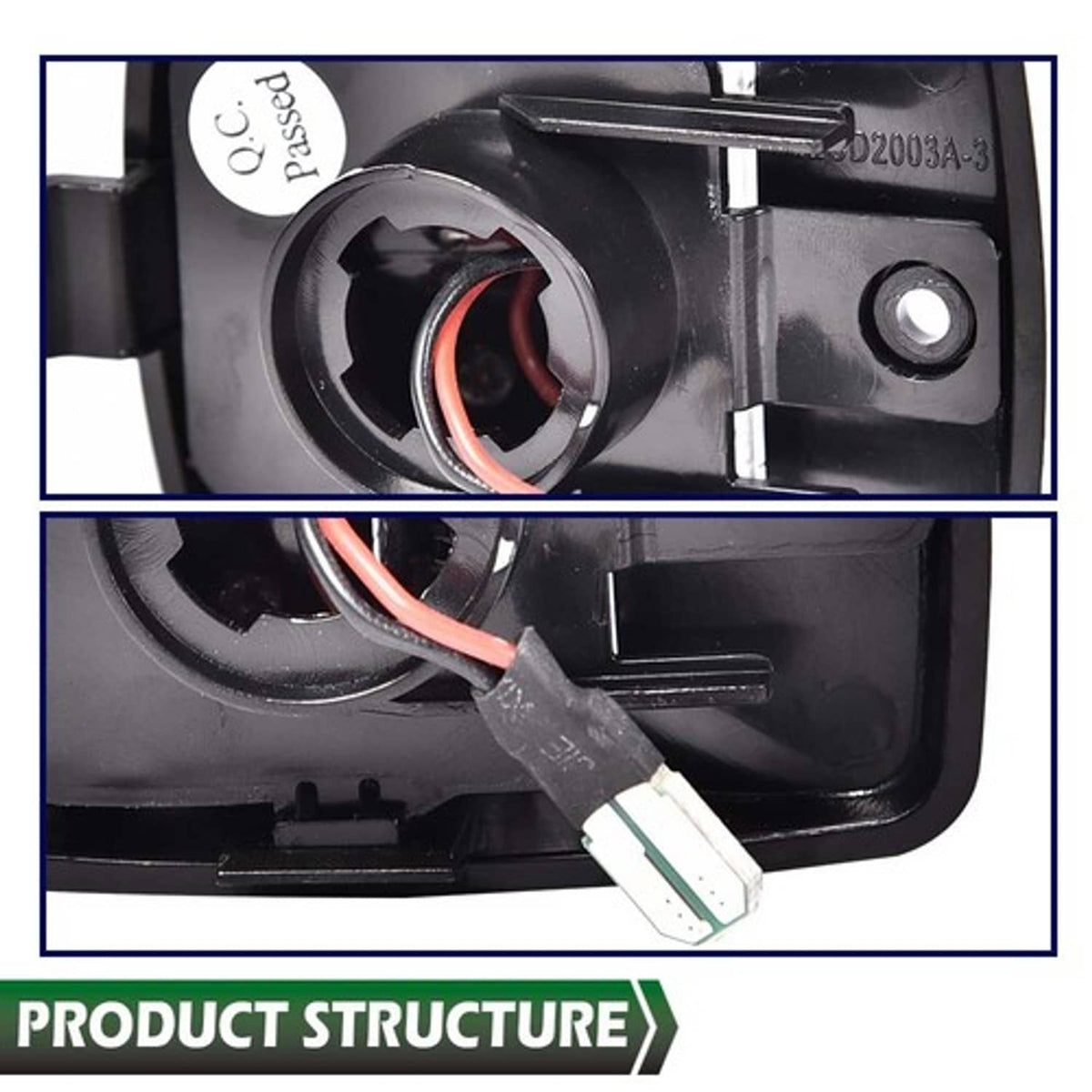 Solid Spare Full LED License Plate Light Fit For 2005-2015 Toyota Tacoma Tundra Red