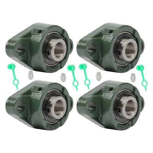 Solid Spare 4Pcs UCFL202-10 Pillow Block Bearing 5/8" Bore Flange Mounted Self Alignment