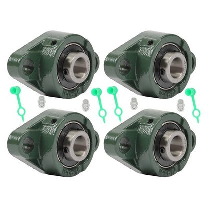 Solid Spare 4Pcs UCFL202-10 Pillow Block Bearing 5/8" Bore Flange Mounted Self Alignment