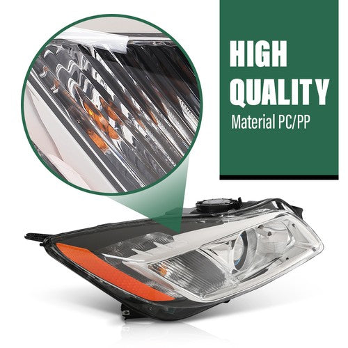 Solid Spare HID/Xenon Projector Headlight Headlamp Right Side Fit For 2009-2012 Buick Regal