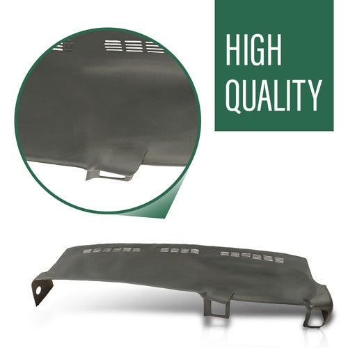 Solid Spare Fit For 99-06 Silverado Sierra TPE Dash Board Cover Dashboard Overlay Gray