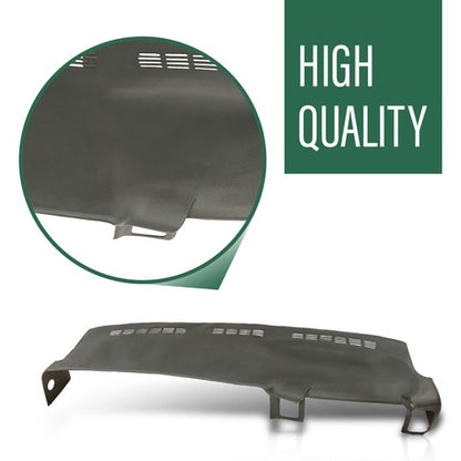 Solid Spare Fit For 99-06 Silverado Sierra TPE Dash Board Cover Dashboard Overlay Gray
