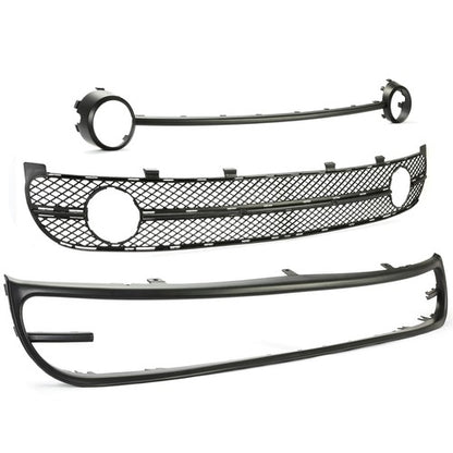 Solid Spare Bumper Kit For 01-2005 Beetle Front Valance & Grille Assembly & Bumper Trim 3PC