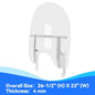 Solid Spare 26" Acrylic Windscreen Windshield For Harley Softail Deluxe Fat Boy FLS 2000-17