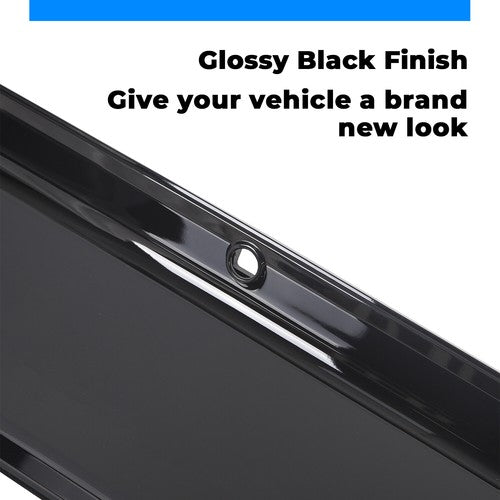 Solid Spare FOR 2015-2023 FORD MUSTANG GT REAL GLOSSY BLACK TRUNK PANEL DECKLID TRIM COVER