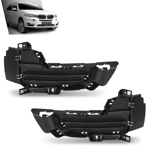 Solid Spare Fit For 2014-2018 BMW X5 F15 Front Bumper Lower Mesh Grille Grill Left & Right