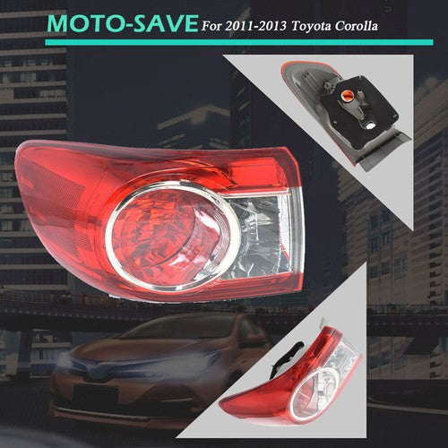 Solid Spare Red Rear Driver Left Side Brake Lamp Tail Light For Toyota Corolla 2011-2013