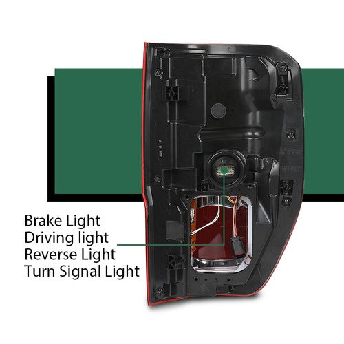Solid Spare LED Tail Light Fit For 2019-2023 Ford Ranger w/ Blind Spot Brake Lamp Right