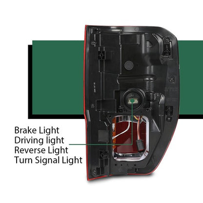 Solid Spare LED Tail Light Fit For 2019-2023 Ford Ranger w/ Blind Spot Brake Lamp Right