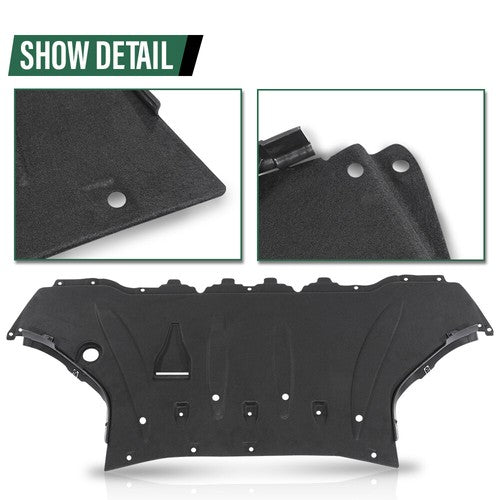 Solid Spare Fit For 2009-2013 Audi A8 D4/4H Front Engine Splash Shield Guard Under Cover