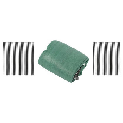 Solid Spare dark green 5FTx50FT garden privacy fence heavy duty barrier net with zip ties