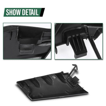 Solid Spare Front Bumper Tow Eye Hook Cover Cap Fit For 2023-2025 Toyota Corolla LE 1.8L