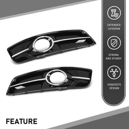 Solid Spare Fit For 2010 2011 2012 2013 Audi A3 Fog Light Bezel Lamp Trim Left+Right Side