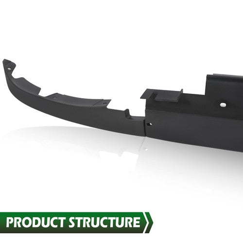 Solid Spare Fit For 2005-2013 C6 Corvette 3pcs Front Lower Spoiler Kit w/ Mount Hardware