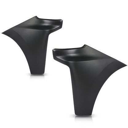 Solid Spare Fit For 19-22 Chevy Silverado 1500 Front Bumper End Cap Extension Left+Right