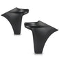 Solid Spare Fit For 19-22 Chevy Silverado 1500 Front Bumper End Cap Extension Left+Right