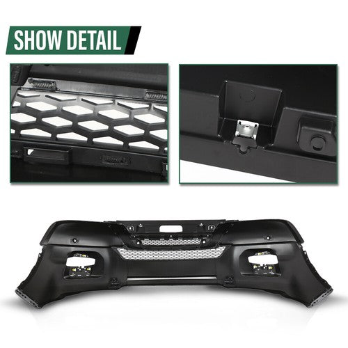 Solid Spare Front Bumper Cover Fit For 2012 2013 2014 2015 Land Rover Range Rover Evoque