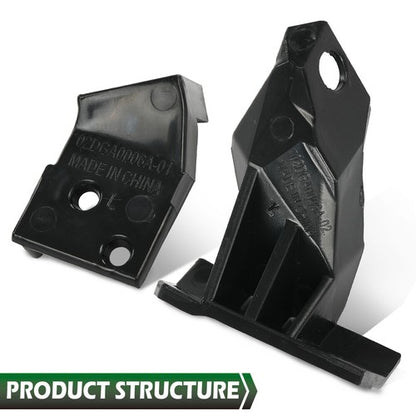 Solid Spare Fit For 02-09 GMC Envoy Saab 9-7x Driver Door Panel Bracket Combo Pack