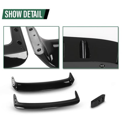 Solid Spare Gloss Black Rear Trunk Spoiler Wing LTW GT Style For 92-98 BMW 3 Series E36 M3