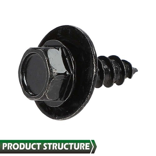 Solid Spare Fit For Toyota Firewall & Splash Shield Screws M6.3 x 20mm Long- 10mm Hex 20pcs