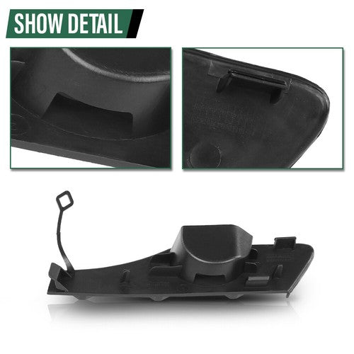 Solid Spare Front Bumper Tow Eye Hook Cover Cap Fit For 2013-2015 Mercedes GLK250 GLK350