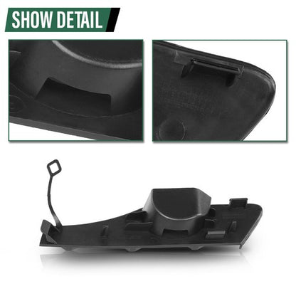 Solid Spare Front Bumper Tow Eye Hook Cover Cap Fit For 2013-2015 Mercedes GLK250 GLK350