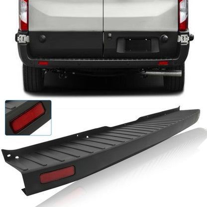 Solid Spare For 15-22 Ford Transit 150 250 350 Rear Bumper Cover Top Pad With Reflectors