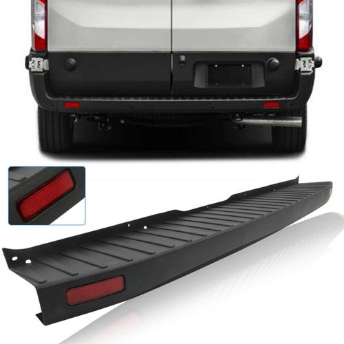 Solid Spare For 15-22 Ford Transit 150 250 350 Rear Bumper Cover Top Pad With Reflectors