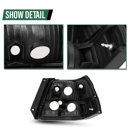 Solid Spare Rear Tail Lights Fit For 95-99 Toyota Tercel CE STD DX Brake Lamps Left+Right