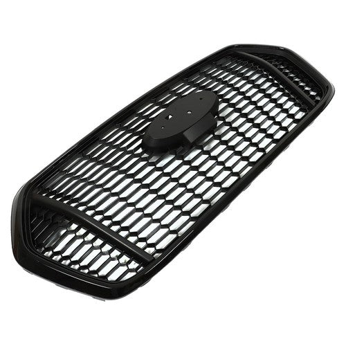 Solid Spare Honeycomb Front Upper Grille Glossy Black For Transit T150 T250 T350 2020-2022