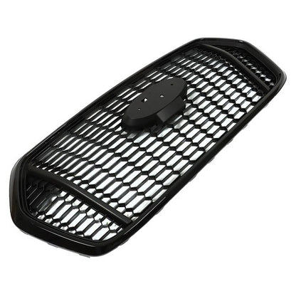 Solid Spare Honeycomb Front Upper Grille Glossy Black For Transit T150 T250 T350 2020-2022